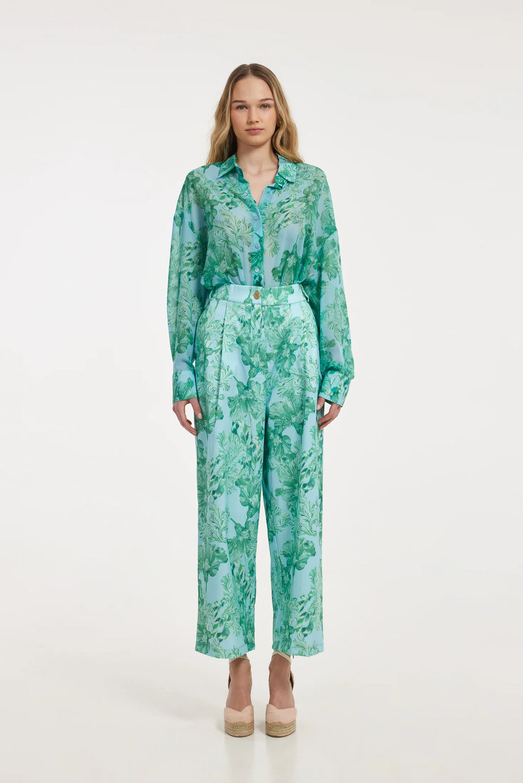 AVA PANTS GREEN BY HEMITHEA