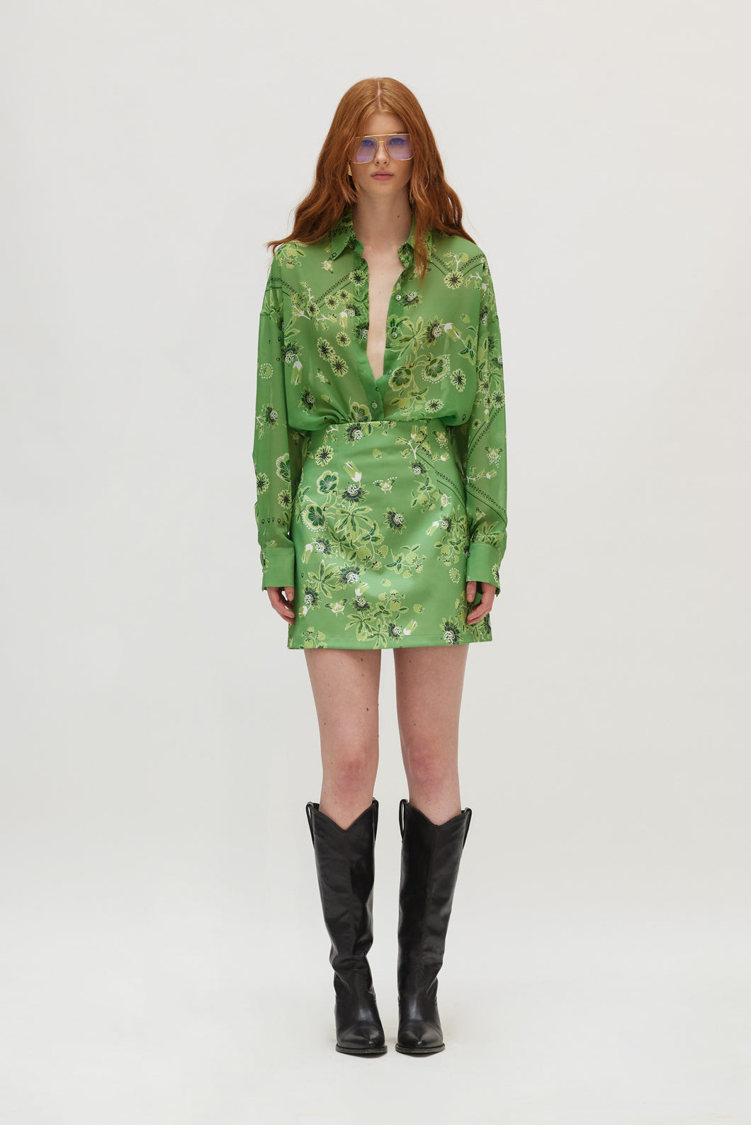 HEATHER SHIRT (GREEN) HEMITHEA