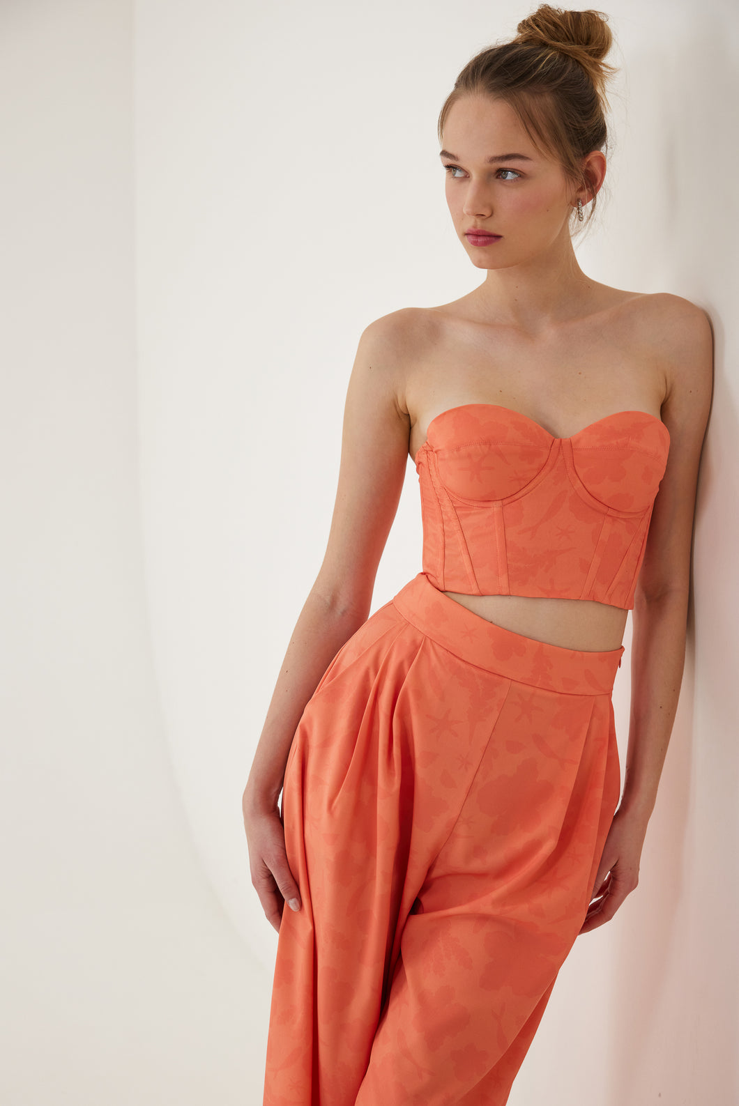 CHARIS TOP CORAL BY HEMITHEA