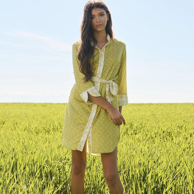 OASIS SHIRTDRESS BITTER COCOA